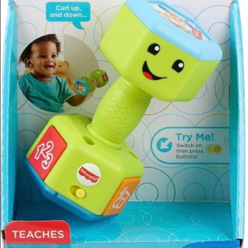 Laugh & Learn Countin’ Reps Dumbbell from Fisher-Price